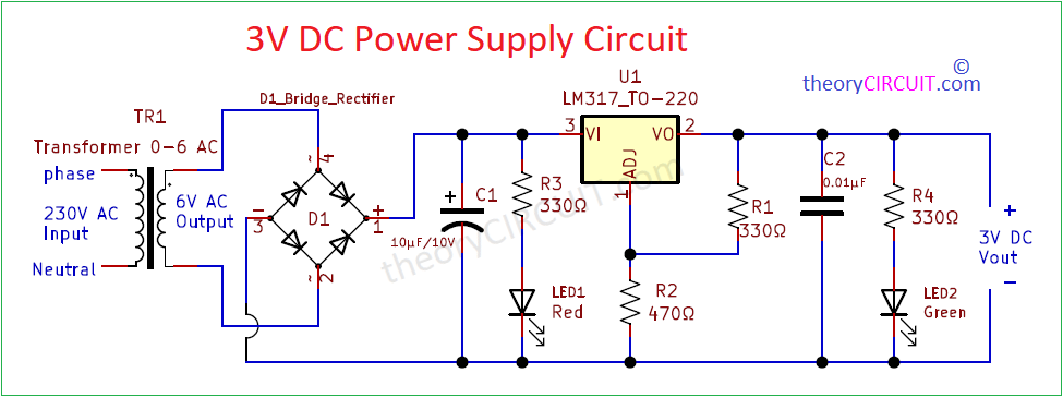 Power Supply Circuit Diagram